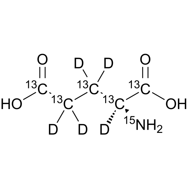 L-Glutamic acid-13C5,15N,d5 (L-glutamic acid 13C5,15N,d5) 1420815-74-2